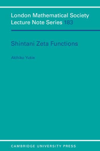 Cover image for Shintani Zeta Functions