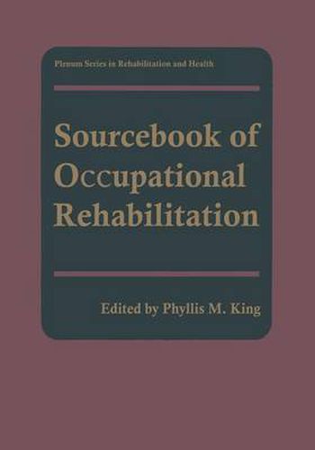 Cover image for Sourcebook of Occupational Rehabilitation