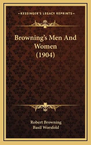 Cover image for Browning's Men and Women (1904)