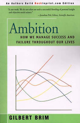 Cover image for Ambition: How We Manage Success and Failure Throughout Our Lives