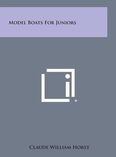 Cover image for Model Boats for Juniors
