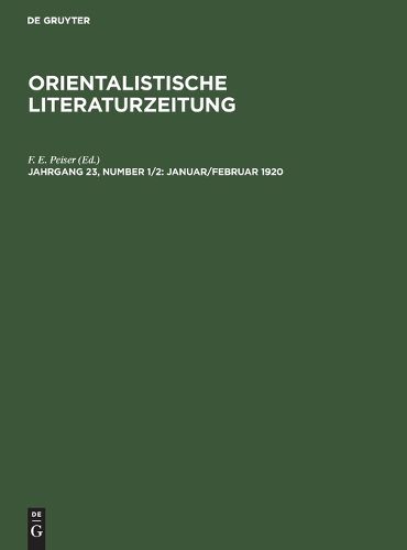 Cover image for Januar/Februar 1920