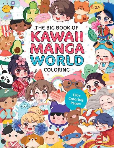 Cover image for The Big Book of Kawaii Manga World Coloring
