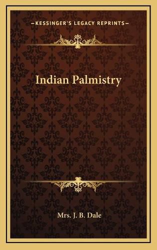 Cover image for Indian Palmistry