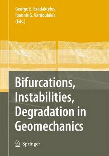 Cover image for Bifurcations, Instabilities, Degradation in Geomechanics
