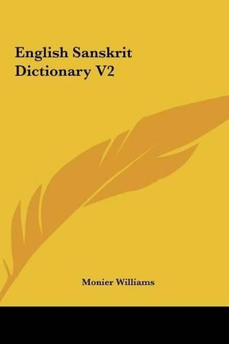 Cover image for English Sanskrit Dictionary V2