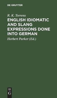 Cover image for English idiomatic and slang expressions done into German