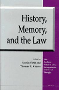 Cover image for History, Memory and the Law