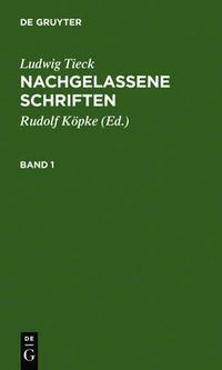 Cover image for Nachgelassene Schriften: Auswahl Und Nachlese