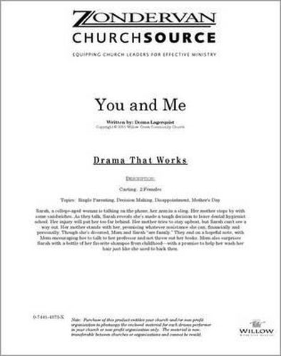 Cover image for You and Me