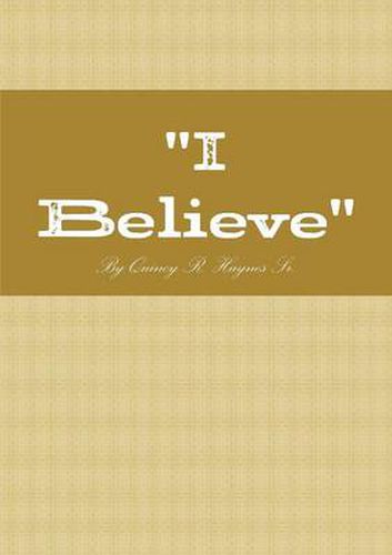 Cover image for " I Believe "