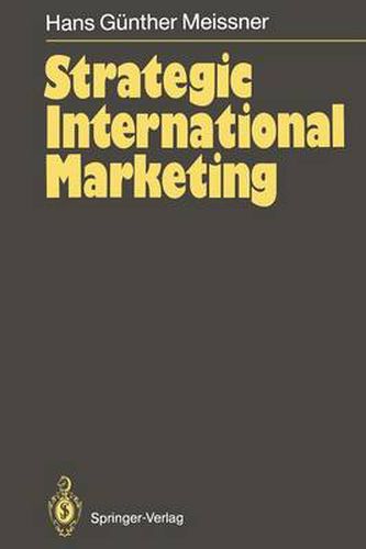 Cover image for Strategic International Marketing