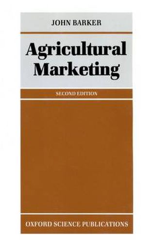 Cover image for Agricultural Marketing