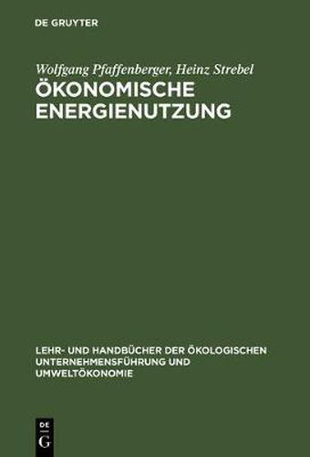 Cover image for OEkonomische Energienutzung