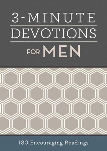 Cover image for 3-Minute Devotions for Men: 180 Encouraging Readings