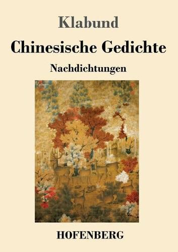 Cover image for Chinesische Gedichte: Nachdichtungen