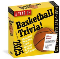 Cover image for A Year of Basketball Trivia Page-A-Day Calendar 2025