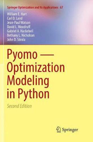 Pyomo - Optimization Modeling in Python