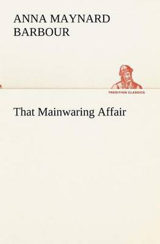 Cover image for That Mainwaring Affair