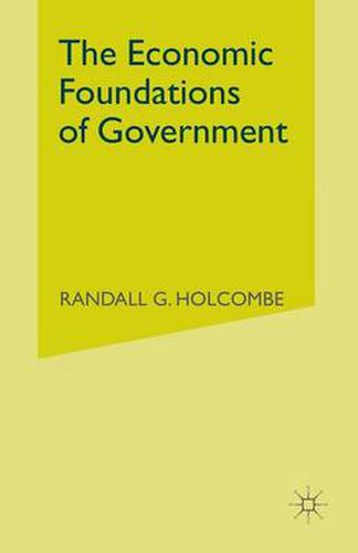 Cover image for The Economic Foundations of Government