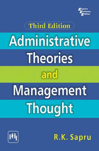 Cover image for Administrative Theories and Management Thought