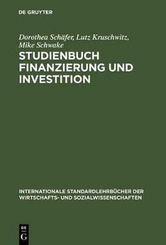 Cover image for Studienbuch Finanzierung und Investition