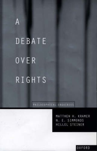 Cover image for A Debate Over Rights: Philosophical Enquiries