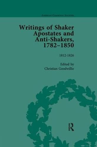 Cover image for Writings of Shaker Apostates and Anti-Shakers, 1782-1850 Vol 2