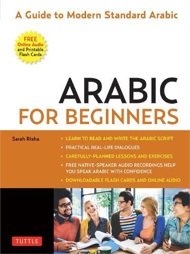 Cover image for Arabic for Beginners: A Guide to Modern Standard Arabic (Free Online Audio and Printable Flash Cards)