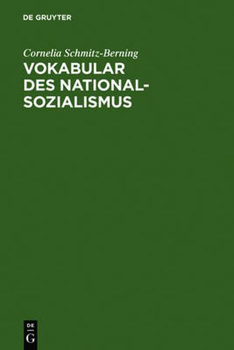 Cover image for Vokabular des Nationalsozialismus