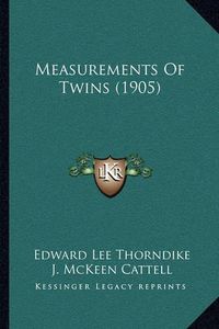 Cover image for Measurements of Twins (1905)