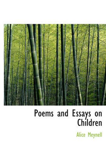 Cover image for Poems and Essays on Children