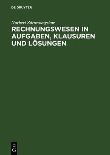 Cover image for Rechnungswesen in Aufgaben, Klausuren und Loesungen