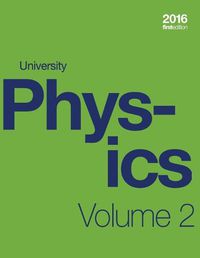 Cover image for University Physics Volume 2 of 3 (1st Edition Textbook) (paperback, b&w)