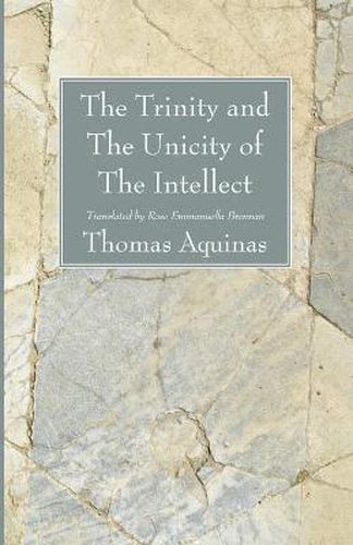 Cover image for The Trinity and The Unicity of The Intellect