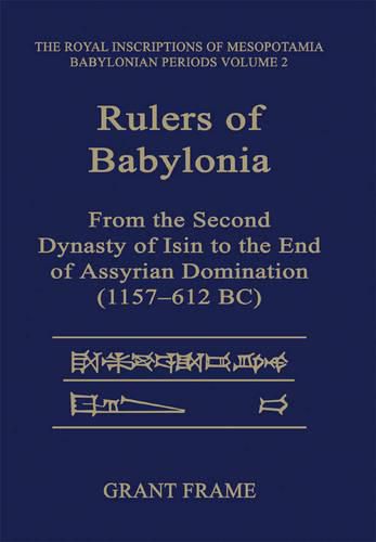 Cover image for Rulers of Babylonia - RIMB 2