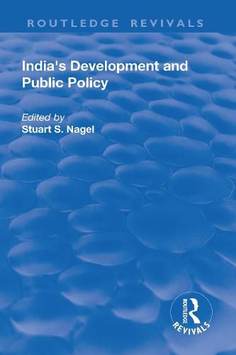 Cover image for India's Development and Public Policy