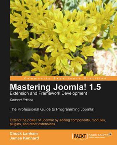 Cover image for Mastering Joomla! 1.5 Extension and Framework Development
