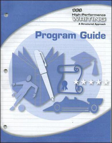 Cover image for High-Performance Writing Advanced Level, Program Guide