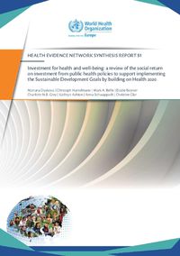 Cover image for Investment for health and well-being: a review of the social return on investment from public health policies to support implementing the Sustainable Development Goals by building on Health 2020