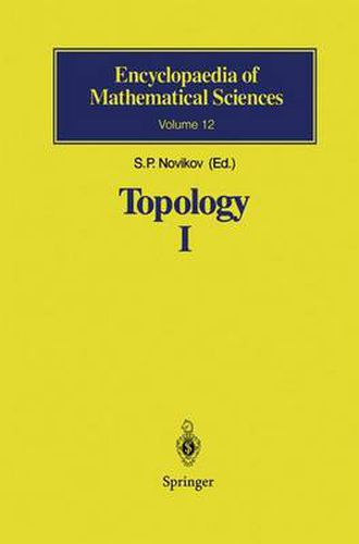 Cover image for Topology I: General Survey