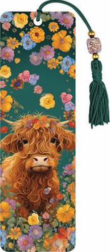 Cover image for Highland Cow Beaded Bookmark