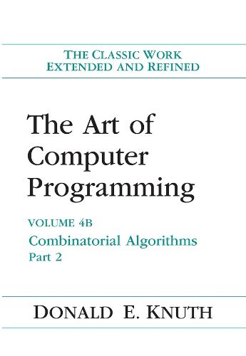 Cover image for Art of Computer Programming, The: Combinatorial Algorithms, Volume 4B