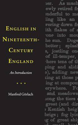 Cover image for English in Nineteenth-Century England: An Introduction