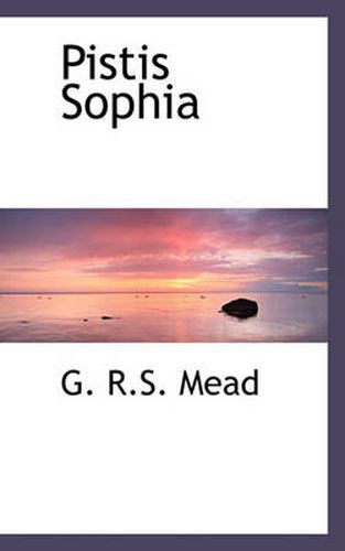 Cover image for Pistis Sophia