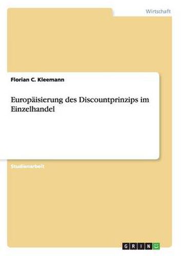 Cover image for Europaisierung des Discountprinzips im Einzelhandel