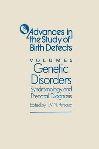 Cover image for Genetic Disorders, Syndromology and Prenatal Diagnosis