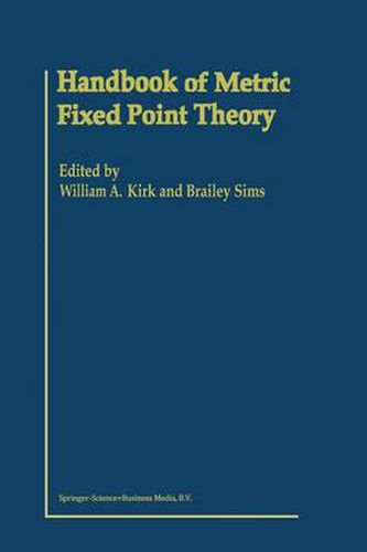 Cover image for Handbook of Metric Fixed Point Theory