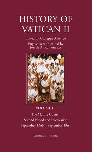 Cover image for History of Vatican II: English Version Edited by J.A. Komonchak