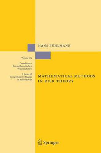 Cover image for Mathematical Methods in Risk Theory